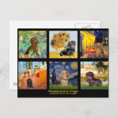 Masterstuk Composiet-Dachshunds Briefkaart (Voorkant / Achterkant)