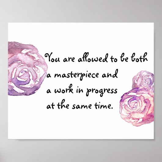 Masterstuk en werk in uitvoering poster (Voorkant)