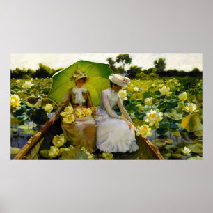 Masterstuk LOTUS LILIES - Charles Courtney Curran Poster