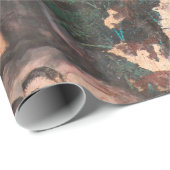 Masterstuk traditionele schilderkunst in Thaise st Cadeaupapier (Rol Hoek)