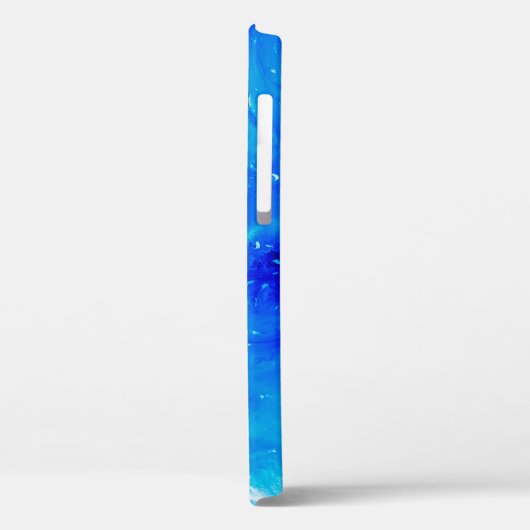 Masterstuk van kunst ontwerpen. Golden en blauwe p Case-Mate iPhone Case (Achterkant / Links)