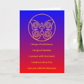 MASTERY OF THE MOMENT - DESIGN 8 - GREETING CARD KAART (Voorkant)