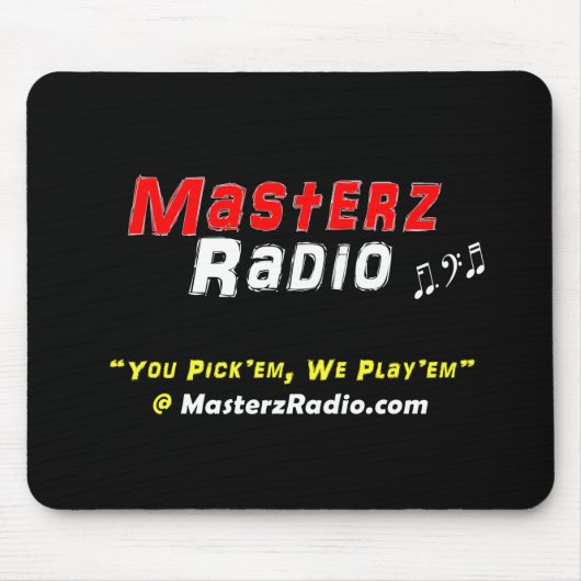 Masterz Radio Mousepad Muismat (Voorkant)