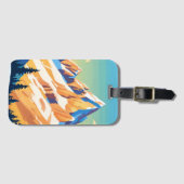 mastiekgebergte bagagelabel (Voorkant (horizontaal))