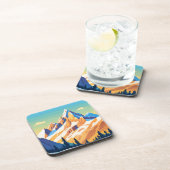 mastiekgebergte bier onderzetter (Rechterzijde)