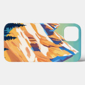 mastiekgebergte Case-Mate iPhone case (Achterkant (horizontaal))