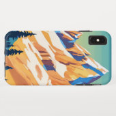 mastiekgebergte Case-Mate iPhone case (Achterkant (horizontaal))