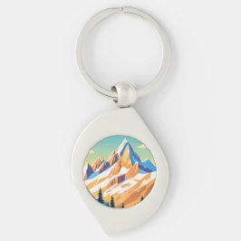 mastiekgebergte sleutelhanger