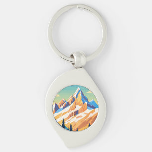 mastiekgebergte sleutelhanger