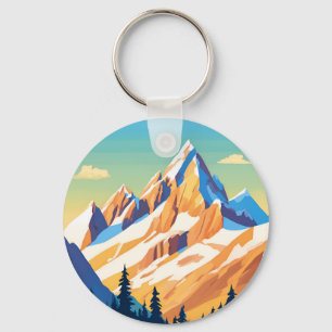 mastiekgebergte sleutelhanger