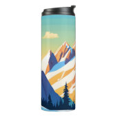 mastiekgebergte thermosbeker (Gedraaid links)