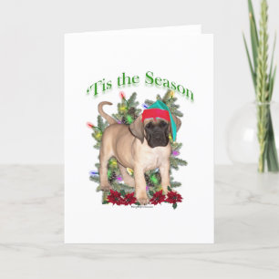 Mastiff 2 ` Tis Feestdagen Kaart