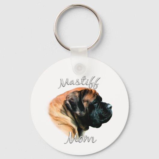 Mastiff (abrikoos) Mam 2 Sleutelhanger (Voorkant)
