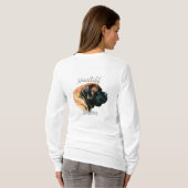 Mastiff (abrikoos) Mam 2 T-shirt (Achterkant volledig)