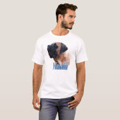 Mastiff (abrikoos) Naam T-shirt (Voorkant volledig)