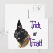 Mastiff (abrikoos) Trick Briefkaart (Voorkant / Achterkant)
