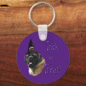 Mastiff (abrikoos) Trick Sleutelhanger (Achterkant)
