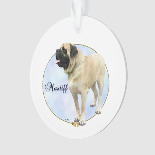 Mastiff Acryl Ornament (voorkant)