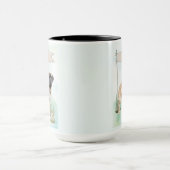 Mastiff Aquarel Gepersonaliseerde Hond Mok (Midden)
