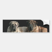 Mastiff Best Friends Bumpersticker (Voorkant)