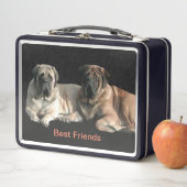 Mastiff Best Friends Metall Brotdose (In situ)