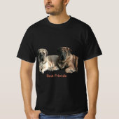 Mastiff beste Freunde T-shirt (Voorkant)