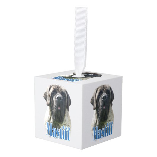 Mastiff (brindle) Naam Decoratie (Voorkant hoekig)