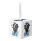 Mastiff (brindle) Naam Decoratie (Achter hoekig)