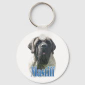 Mastiff (brindle) Naam Sleutelhanger (Voorkant)
