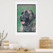 Mastiff Brindle Poster (Keuken)