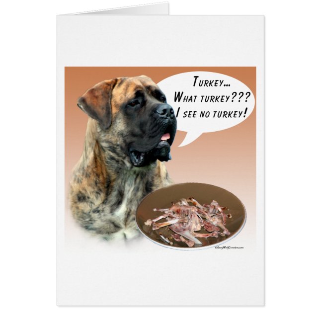 Mastiff (brindle) Turkije (Voorkant)