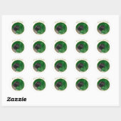 Mastiff (brindle) Vrede Ronde Sticker (Vel)