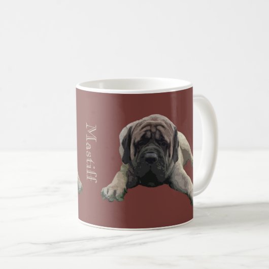 Mastiff Coffee Mok (Voorkant rechts)