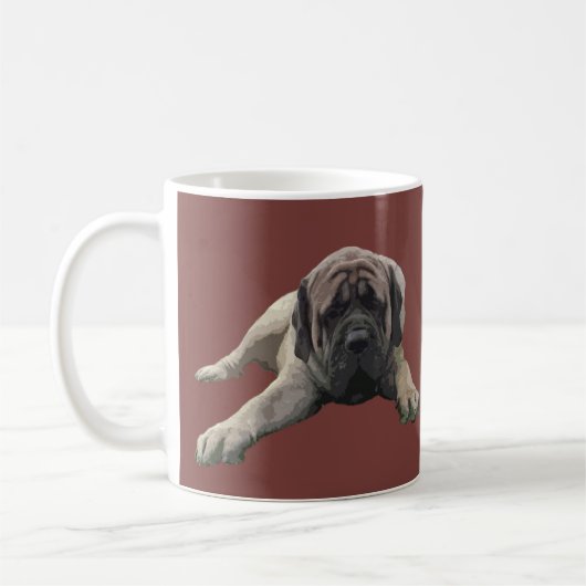 Mastiff Coffee Mok (Links)