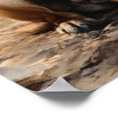 Mastiff Dog Art Print Poster (Hoek)