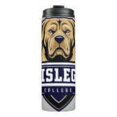 Mastiff Dog: College Logo Thermosbeker (Voorkant)