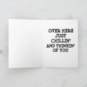 MASTIFF DOG DENKEN AAN JE FUNNY CARD KAART (Binnen)