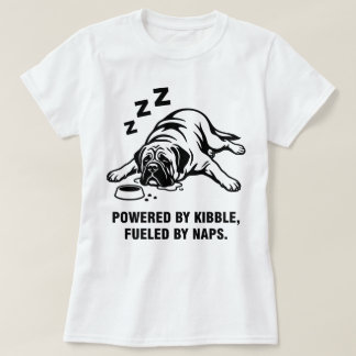 Mastiff Dog Funny Lazy  T-shirt