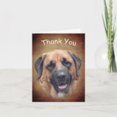 Mastiff Dog  Hartelijk dank Bedankkaart (Voorkant)