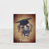 Mastiff Dog in Gradup Kaart Hartelijk dank (Voorkant)