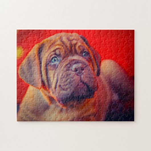 Mastiff Dog. Legpuzzel (Horizontaal)