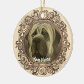 Mastiff Dog-ornament Keramisch Ornament (Links)