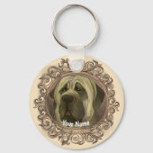 Mastiff Dog Sleutelhanger (Voorkant)