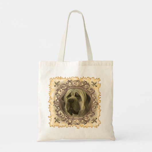 Mastiff Dog Tote Bag (Achterkant)