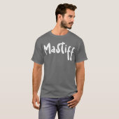 Mastiff Dogs retro T-shirt (Voorkant volledig)