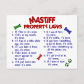 MASTIFF Eigendomwetten 2 Briefkaart (Voorkant)