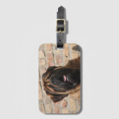 Mastiff englische Dogge Bagagelabel (Voorkant (verticaal))