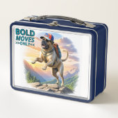 Mastiff englische Dogge im Gebirge Urlaub (Voorkant)