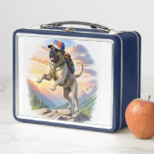 Mastiff englische Dogge im Urlaub im Gebirge (In situ)