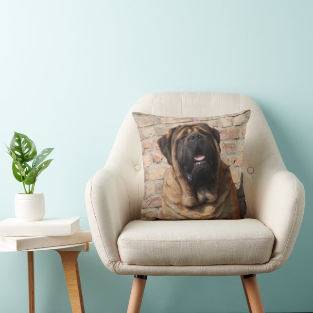 Mastiff englische Dogge Kussen (Stoel)